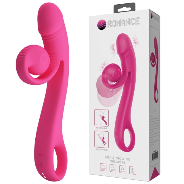 Stymulator Łechtaczki Love Romance Beau Snail Rabbit – Hot Pink Pretty Love Różowy | 100% ORYGINAŁ| DYSKRETNA PRZESYŁKA